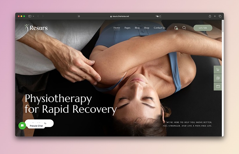 Resurs WordPress theme